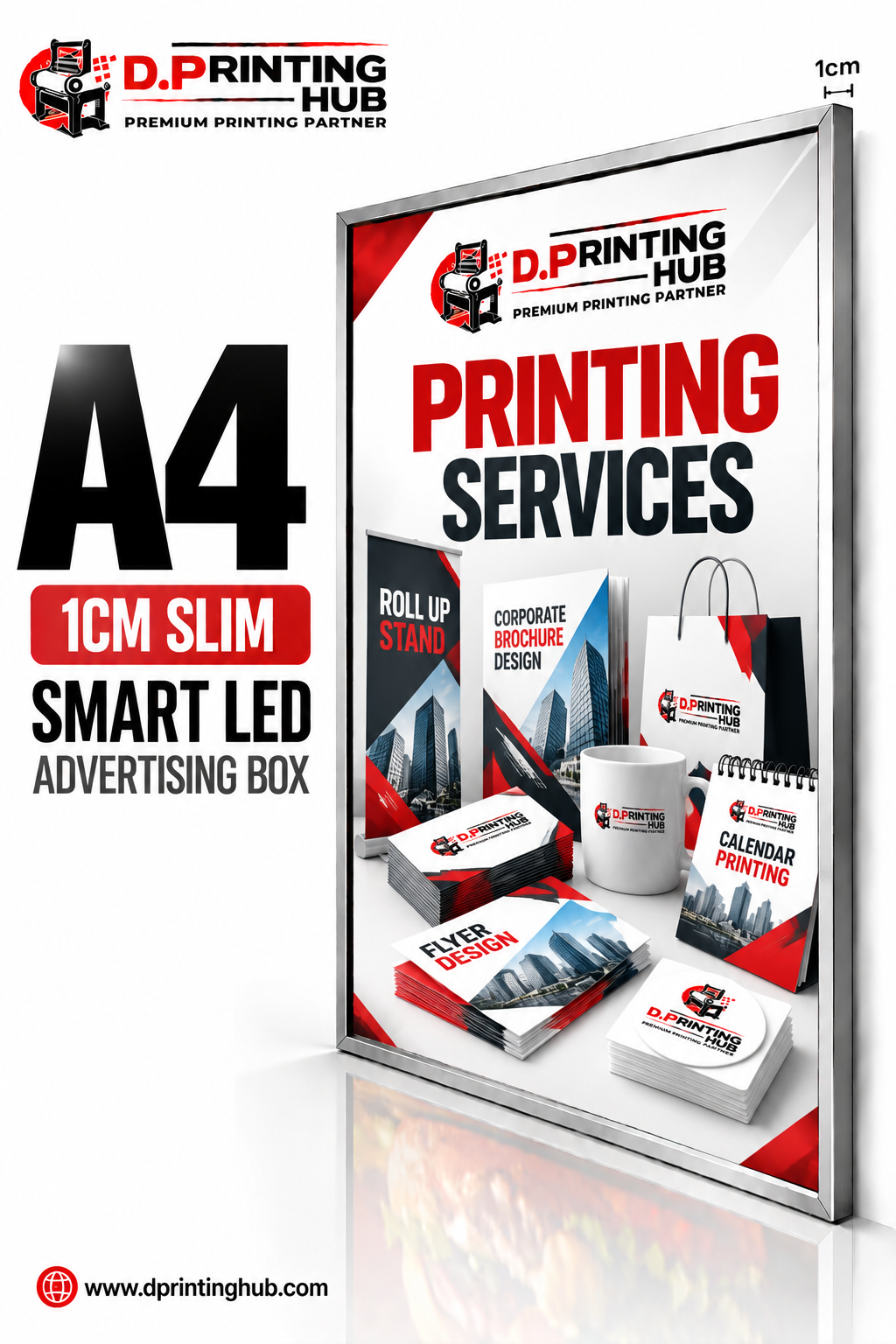 A4 Smart LED Advertising Box